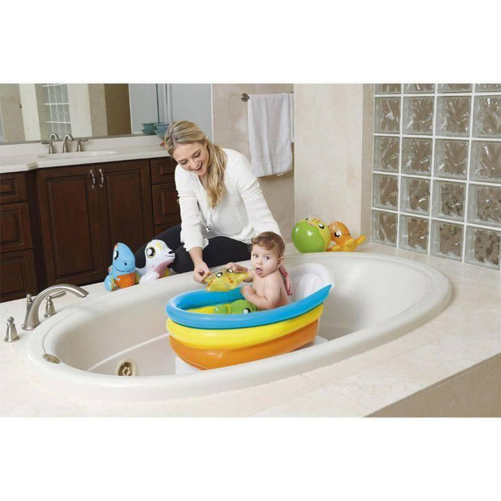 Inflatable Baby Bath Pool - 76x48x33 cm Mutlicolor - 26-51134 - ZRAFH