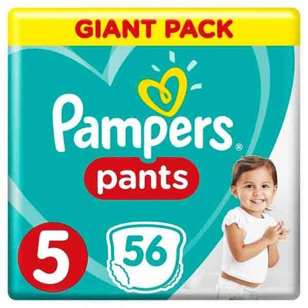 Pampers Baby Dry Baby Diapers with Aloe Vera Lotion and Leakage Protection Size 5 - 56 Baby Diapers - Zrafh.com - Your Destination for Baby & Mother Needs in Saudi Arabia