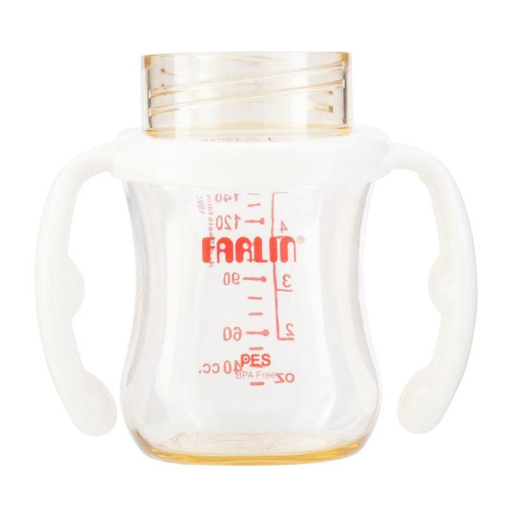 Farlin PES Feeding Bottle With Handle - 140 ml - Orange - ZRAFH