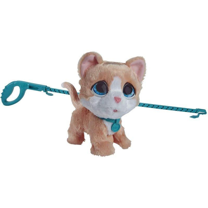 Walkalots Big Wags Interactive Kitty Toy Fun Pet Sounds and Bouncy Walk From Furreal Beige - 14.4x24.1x22.9 cm - F1998 - ZRAFH