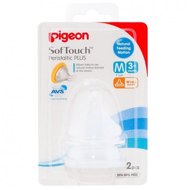 Pigeon Softouch Wide Neck Nipple - Zrafh.com - Your Destination for Baby & Mother Needs in Saudi Arabia