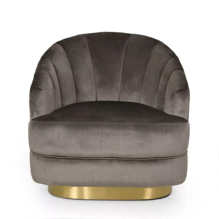 Elegant Velvet chair - 90x85x85 cm - By Alhome - Zrafh.com - Your Destination for Baby & Mother Needs in Saudi Arabia