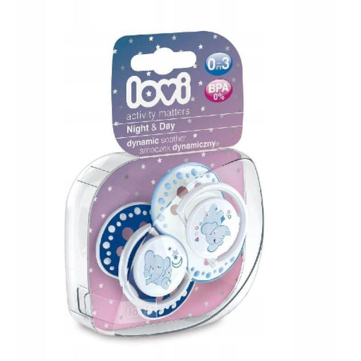 Lovi dynamic silicone pacifier - 0-3 months - 2 pcs - 22/809 - ZRAFH