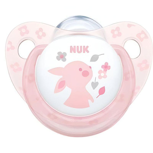 NUK Baby Silicone Pacifier - 0-6 Months - Pink - Zrafh.com - Your Destination for Baby & Mother Needs in Saudi Arabia