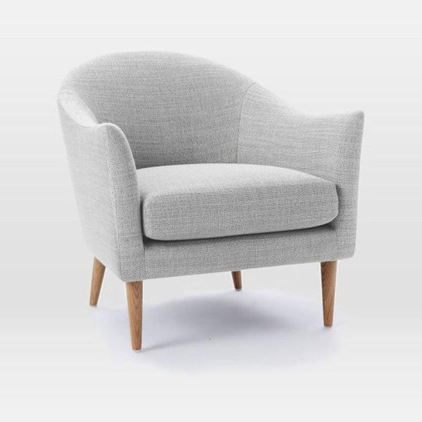 Gray Linen Chair for Modern Simplicity By Alhome - Zrafh.com - Your Destination for Baby & Mother Needs in Saudi Arabia