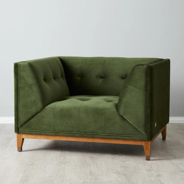 Velvet Green Chair By Alhome - 110111560 - Zrafh.com - Your Destination for Baby & Mother Needs in Saudi Arabia