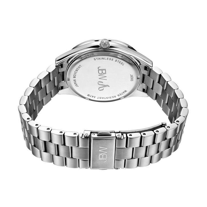 JBW Women's Mondrian Stainless Steel Watch 0.16 ctw Diamond - Silver - J6303 - Zrafh.com - Your Destination for Baby & Mother Needs in Saudi Arabia