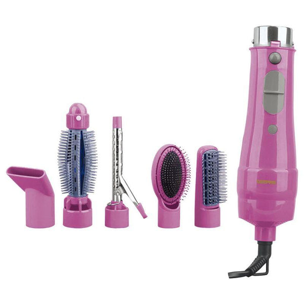 Geepas Hair Styler 6in1 - 750 w - Gh715 - Zrafh.com - Your Destination for Baby & Mother Needs in Saudi Arabia