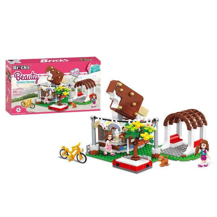 Blocks Dream House Icecream Store 290 Pcs Mutlicolor - 39x6x22 cm - 40-1955178 - ZRAFH