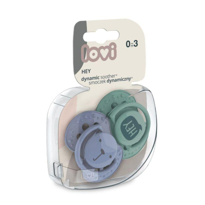 Lovi Silicone Soother - Size 0-3 Months - 2 Pieces - 22/885 - ZRAFH