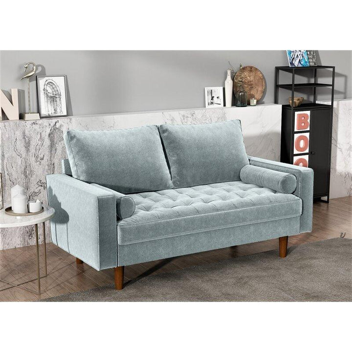 Modern Comfortable Velvet 2 Seater Sofa - 180x85x85 cm - By Alhome - Zrafh.com - Your Destination for Baby & Mother Needs in Saudi Arabia