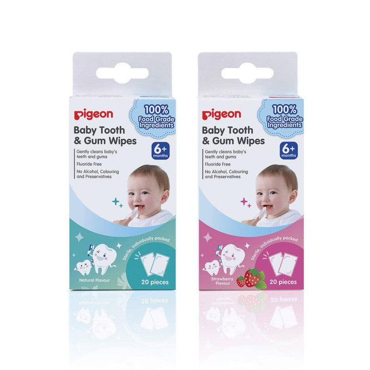 Pigeon Baby Tooth & Gum Wipes - 20 Sheets - Zrafh.com - Your Destination for Baby & Mother Needs in Saudi Arabia