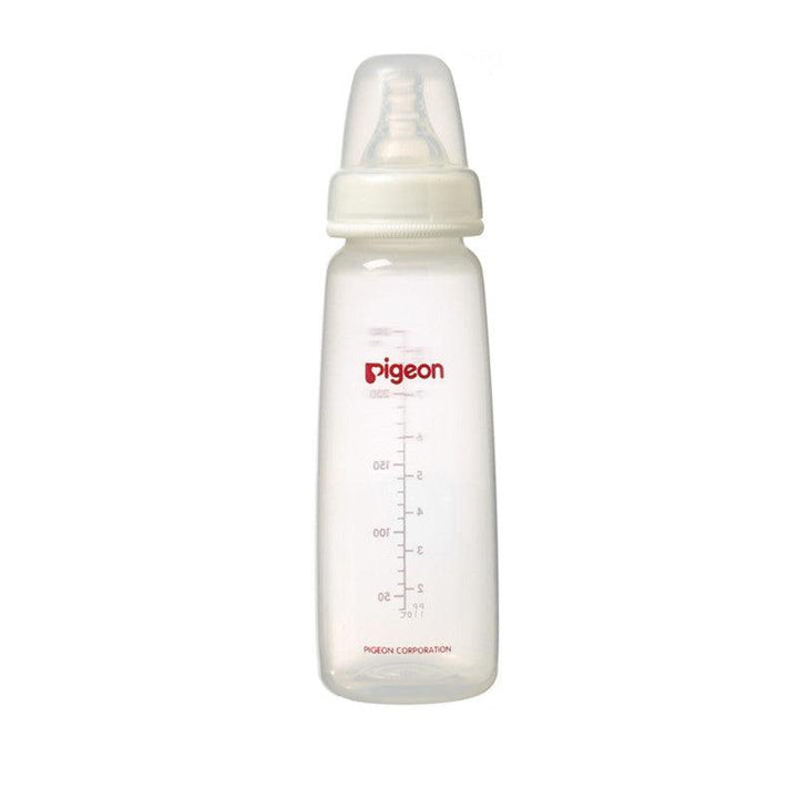 Pigeon Strea Plastic Bottle Slim Neck - Plain - Zrafh.com - Your Destination for Baby & Mother Needs in Saudi Arabia