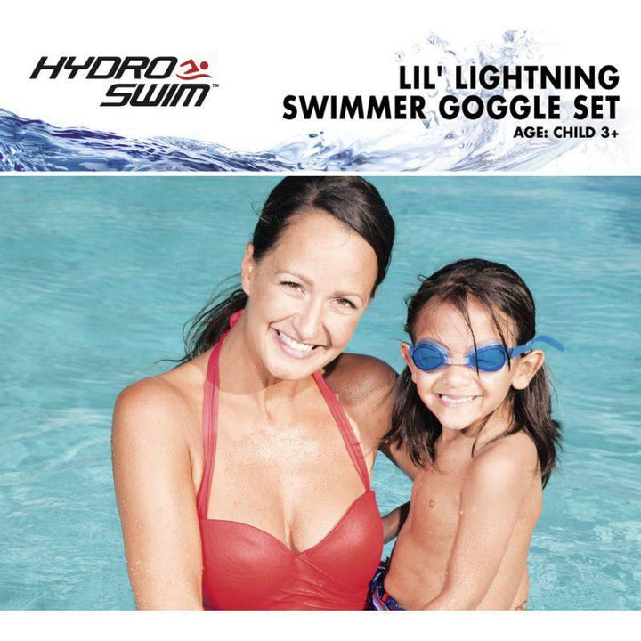 Bestway Hydro Swim Lil' Lightning Swimmer Goggle 3 Pcs - 26-21074 - ZRAFH