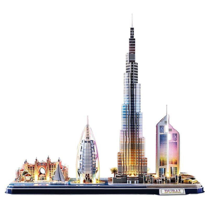 Cubic fun 3D puzzle Dubai cityline - 182 pieces - ZRAFH