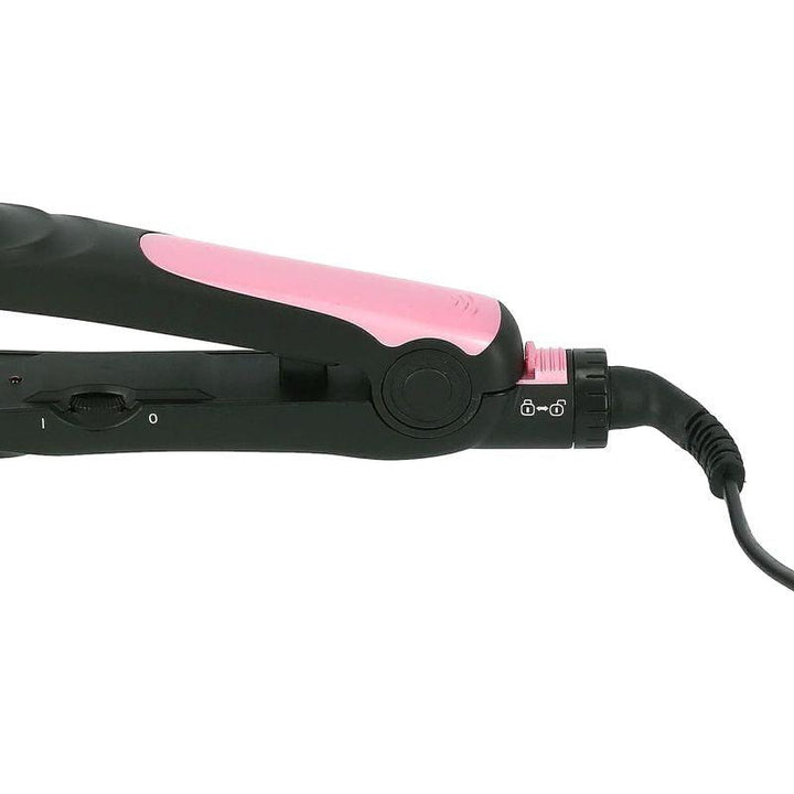 Olsenmark Ceramic Hair Straightener - 35 w - Black and Pink - OMH4021 - Zrafh.com - Your Destination for Baby & Mother Needs in Saudi Arabia
