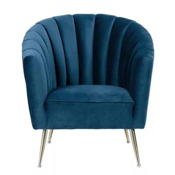 Modern Chic Velvet Arm Chair - 80x85x85 cm - By Alhome - Zrafh.com - Your Destination for Baby & Mother Needs in Saudi Arabia