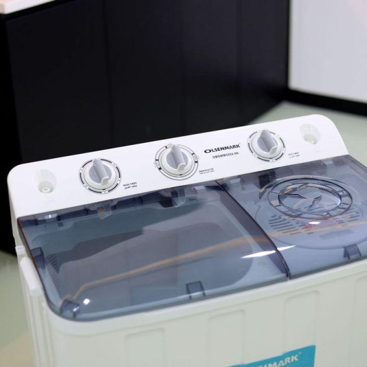 Olsenmark Semi Auto Washing Machine - 360 w - OMSWM5504-8K - Zrafh.com - Your Destination for Baby & Mother Needs in Saudi Arabia