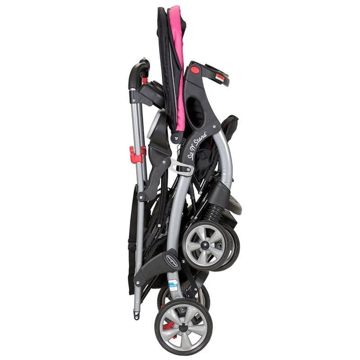 BABY TREND SIT N' STAND ULTRA STROLLER - BUBBLE GUM - ZRAFH