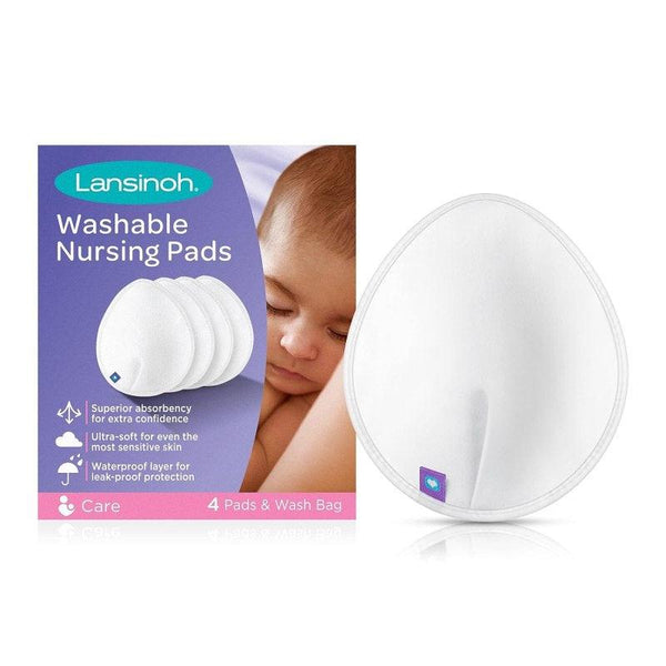 Lansinoh Washable Nursing Pads (Pack Of 4) - Zrafh.com - Your Destination for Baby & Mother Needs in Saudi Arabia