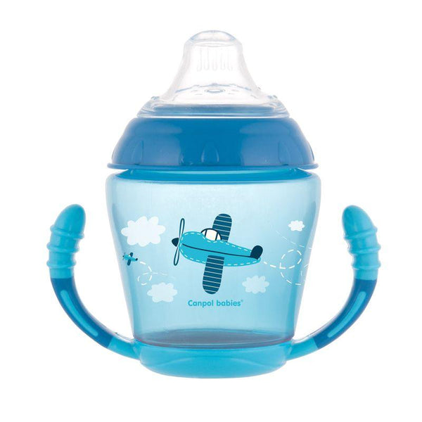 Canpol Babies Non-Spill Cup With Soft Silicone Spout Toys - 230 ml - ZRAFH