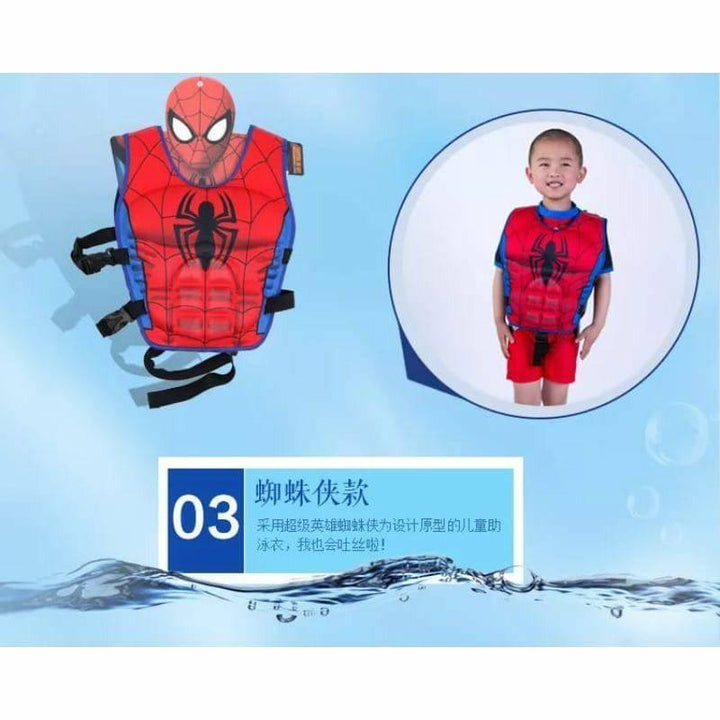 Swim Jacket 35x45 cm 4-8 Years Old 20-30Kg By Swim Life - 39-16-3336-Spiderman - ZRAFH