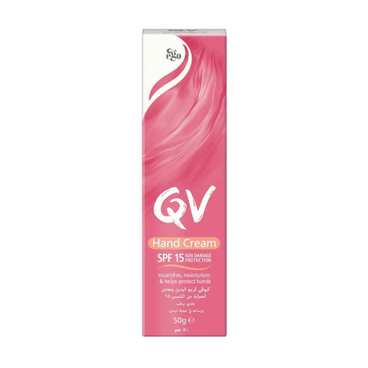 QV Moisturizing Hand Cream with Sunscreen SPF 15+ - 50 gram - Zrafh.com - Your Destination for Baby & Mother Needs in Saudi Arabia