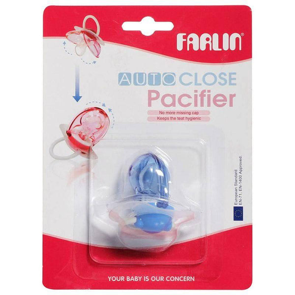 Farlin Auto-Close Pacifier - Blue - ZRAFH