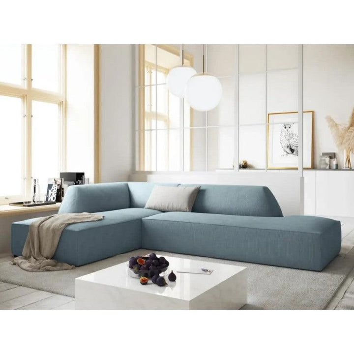 Comfortable Velvet Corner Sofa - 280x170x85x85 cm - By Alhome - Zrafh.com - Your Destination for Baby & Mother Needs in Saudi Arabia