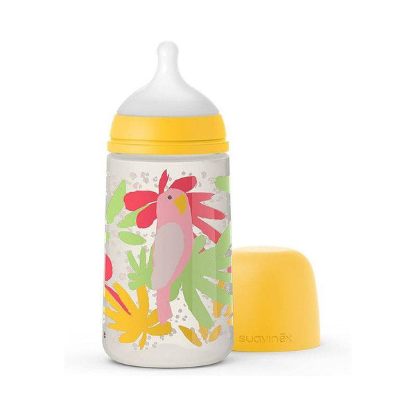 Suavinex Silicone Feeding Bottle - 270 ml - Zrafh.com - Your Destination for Baby & Mother Needs in Saudi Arabia