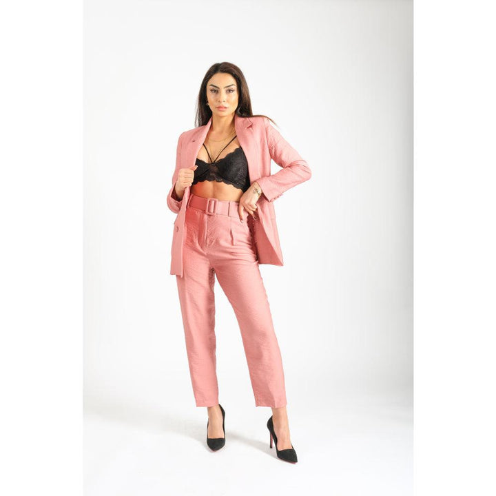 Londonella set Blazer with Double buttons and pants  - Rose Pink - 100101 - Zrafh.com - Your Destination for Baby & Mother Needs in Saudi Arabia