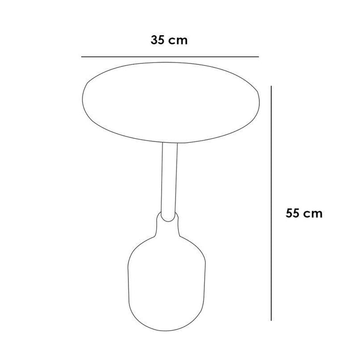 Side Table 55x35 cm - Multi color By Alhome - Zrafh.com - Your Destination for Baby & Mother Needs in Saudi Arabia