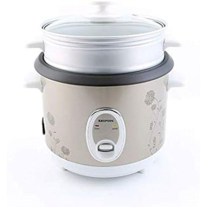 Krypton Rice Cooker - 1 Liter - Gray - KNRC6055 - Zrafh.com - Your Destination for Baby & Mother Needs in Saudi Arabia