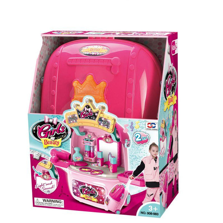 Beauty Set 2 In 1 Pink - Zrafh.com - Your Destination for Baby & Mother Needs in Saudi Arabia