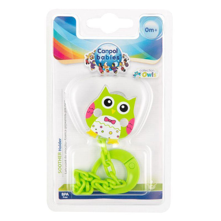 CANPOL Soother Holder - owl - 10/876 - ZRAFH