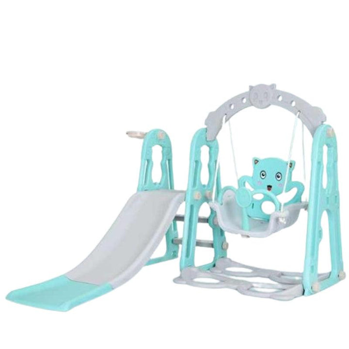 Dreeba 3-in-1 Kids Slide and Swing With Basketball Hoop playset - YT-37 - Zrafh.com - Your Destination for Baby & Mother Needs in Saudi Arabia