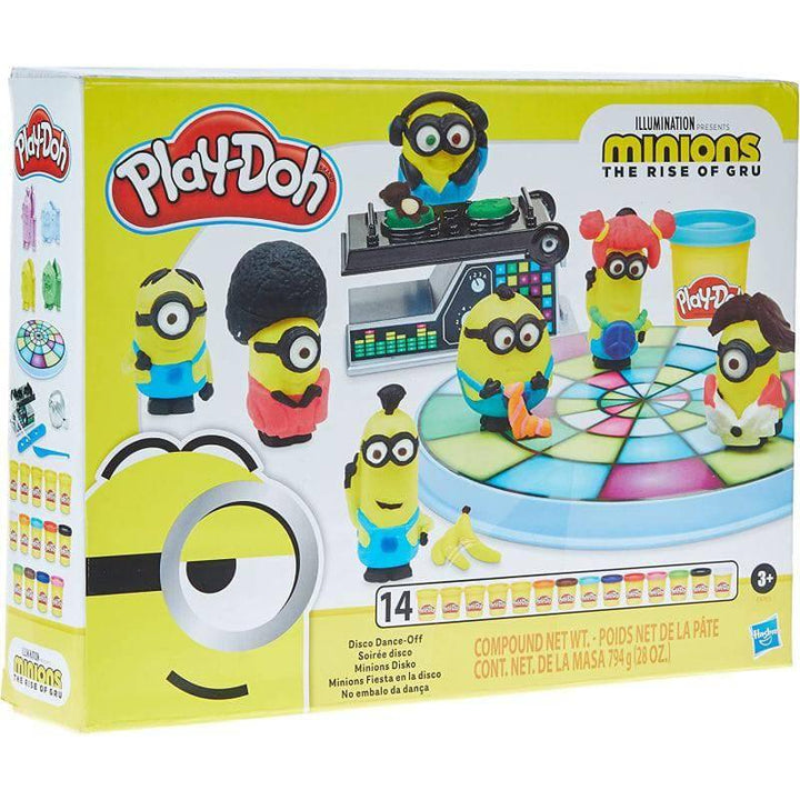 Play Doh Minions: The Rise of Gru Disco Dance Off With 14 Non Toxic Cans - ZRAFH