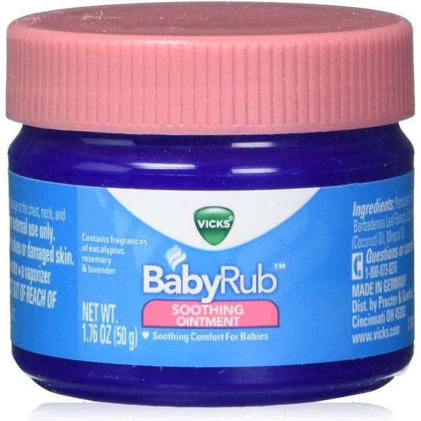 Vicks Baby Cream baby rub soothing comfort for babies - 50 g - ZRAFH