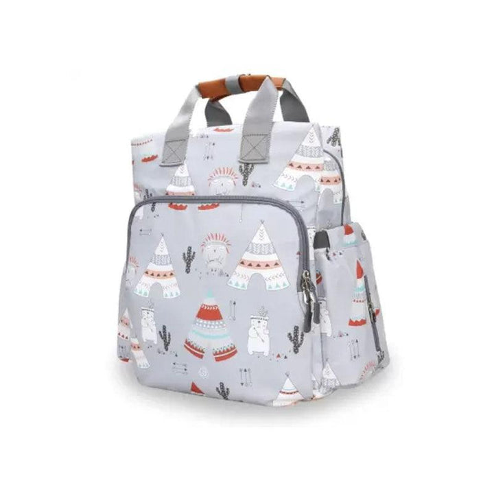 Little Story Styler Diaper Backpack - Polar Bear Grey - Zrafh.com - Your Destination for Baby & Mother Needs in Saudi Arabia