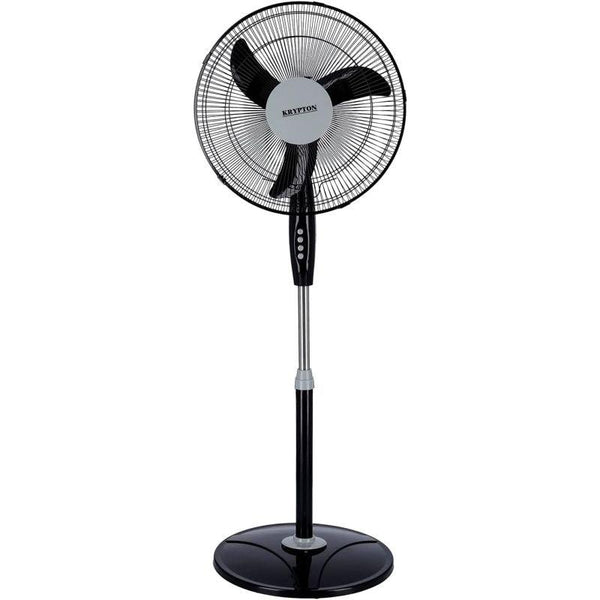 Krypton 3 Speed Control Stand Fan - Black - KNF6153 - Zrafh.com - Your Destination for Baby & Mother Needs in Saudi Arabia