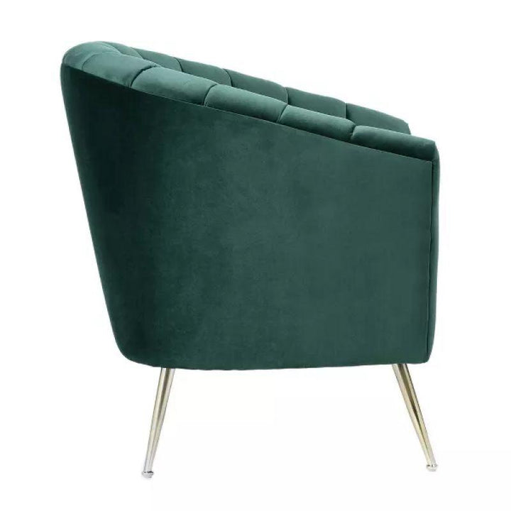 Modern Chic Velvet Arm Chair - 80x85x85 cm - By Alhome - Zrafh.com - Your Destination for Baby & Mother Needs in Saudi Arabia