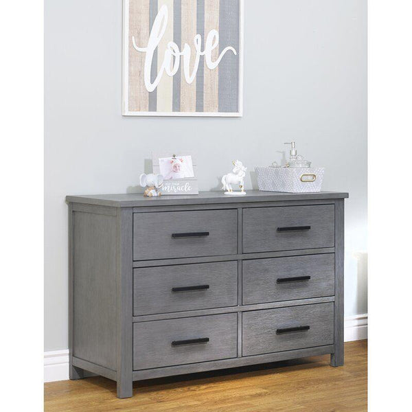 Kids Dresser: 125x48x80 Wood, Grey by Alhome - Zrafh.com - Your Destination for Baby & Mother Needs in Saudi Arabia