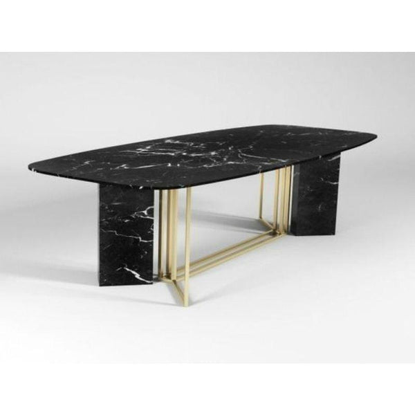 Marble Dining Table for Luxurious Gatherings By Alhome - Zrafh.com - Your Destination for Baby & Mother Needs in Saudi Arabia