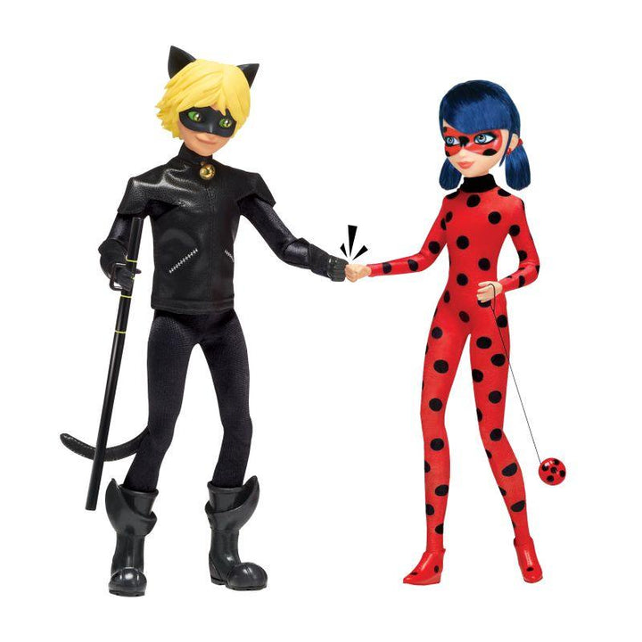 Miraculous Mission Accomplished Ladybug And Cat Noir Doll - 2-Pack Dolls - Zrafh.com - Your Destination for Baby & Mother Needs in Saudi Arabia