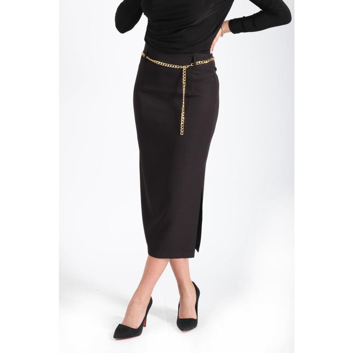 Londonella High rise Skirt - Black - 100161 - Zrafh.com - Your Destination for Baby & Mother Needs in Saudi Arabia