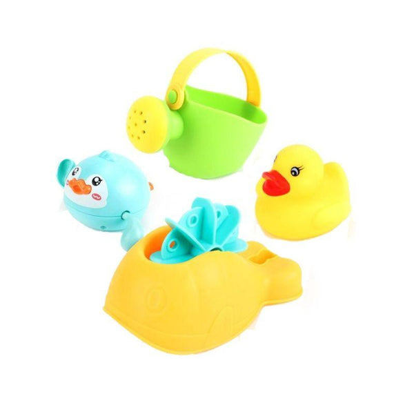 Moon Baby Bath Toys Mini Floating Duck With Accessories Soft Bathtub Beach And Pool Toys - Zrafh.com - Your Destination for Baby & Mother Needs in Saudi Arabia