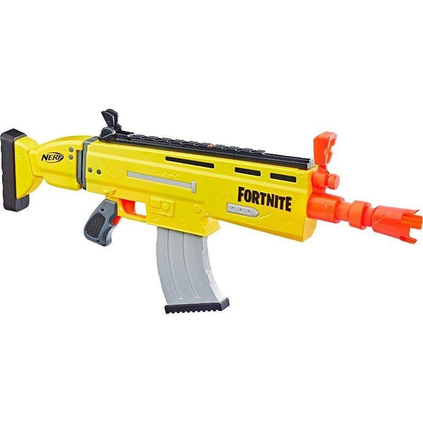 Fortnite AR-L Elite Dart Blaster Motorized Toy Blaster 20 Elite Darts Flip Up Sights From Nerf Yellow - 31x13.25x2.63 cm - E6158 - ZRAFH