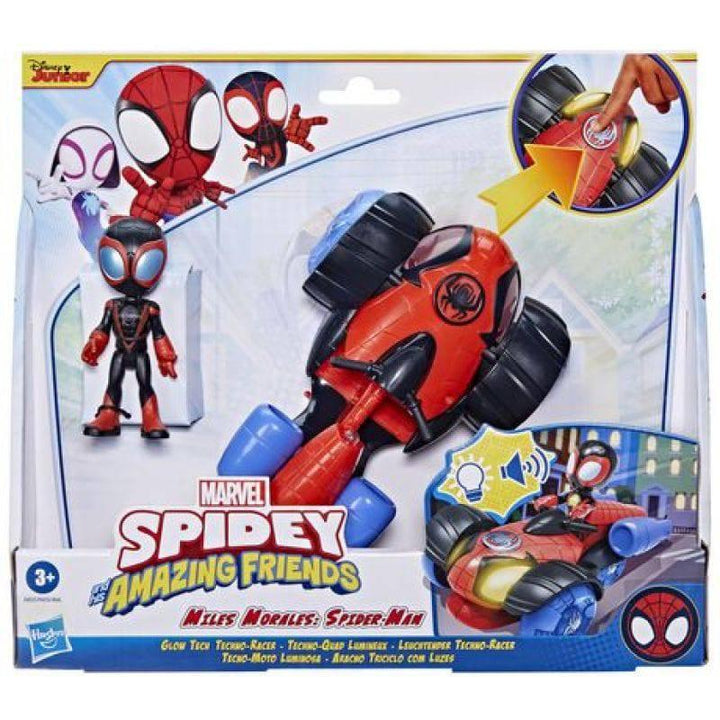Marvel Spidey and His Amazing Friends car Glow Tech Techno Racer - multicolor - ZRAFH