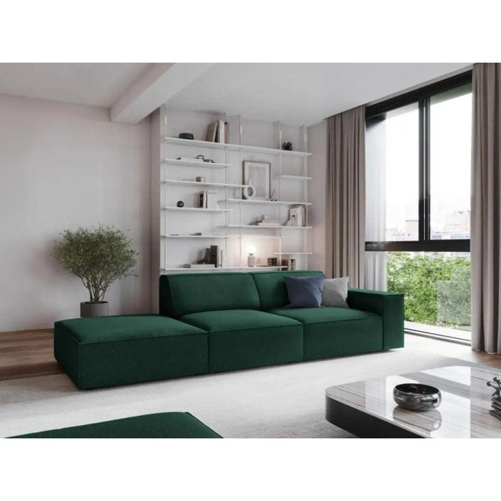 Modern Velvet 3 Seater Sofa - 240x85x85 cm - By Alhome - Zrafh.com - Your Destination for Baby & Mother Needs in Saudi Arabia