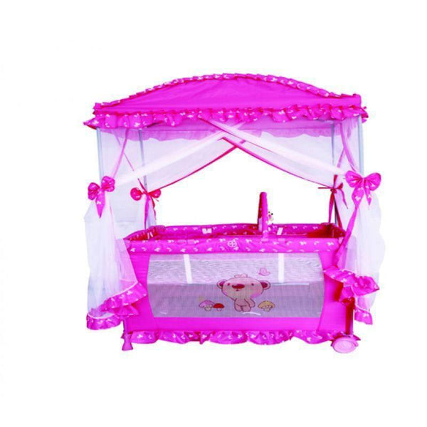 Large Baby Playpen With Roof & Mosquito Net From Baby Love - 27-930M3 - ZRAFH